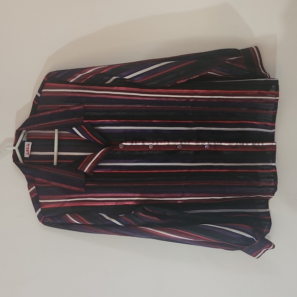 ALIA metallic stripped blouse - Picture 1 of 5